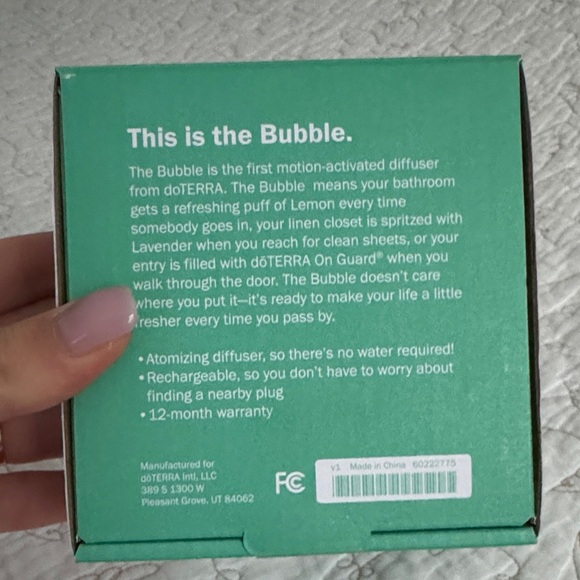 NWT doTERRA Bubble Diffuser Azurе Teal - Picture 4 of 4